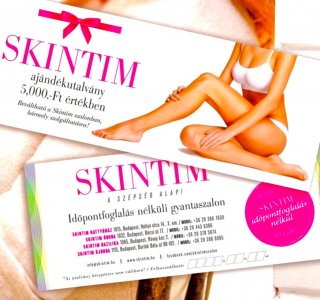 Legjobb ajándékötlet a SKINTIM utalvány Legjobb ajándékötlet a SKINTIM utalvány